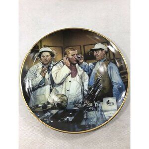 Three Stooges Dr Howard Dr Fine Dr Howard Collectors Plate By The Franklin 1994